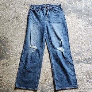 Old Navy Blue Wide Leg Jeans